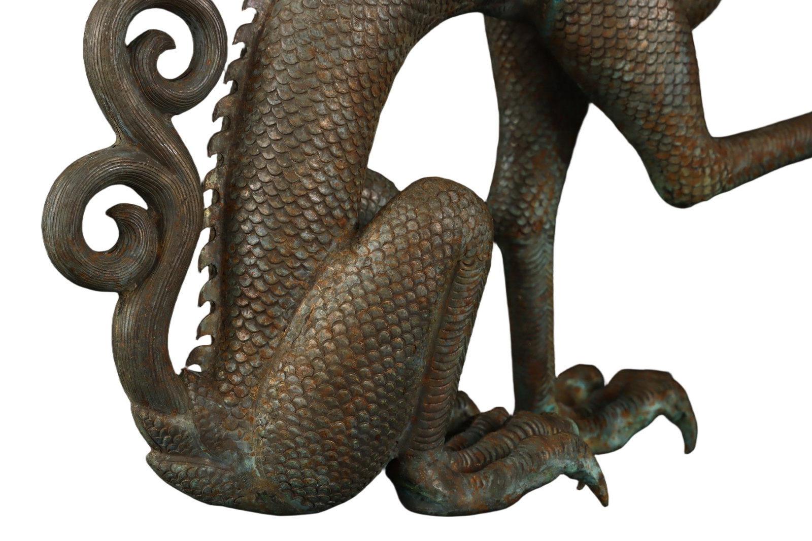 A Exquisite Black Silver Dragon Pattern Ornament - 6