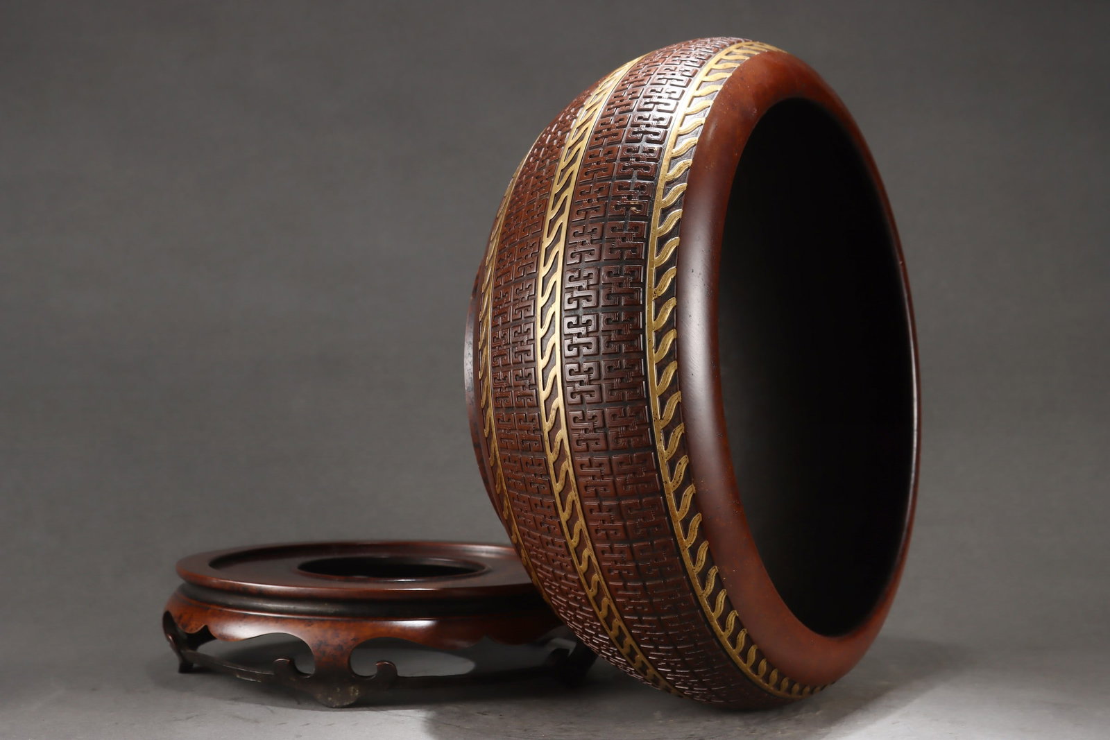 A Exquisite Gilt Bronze Censer - 6