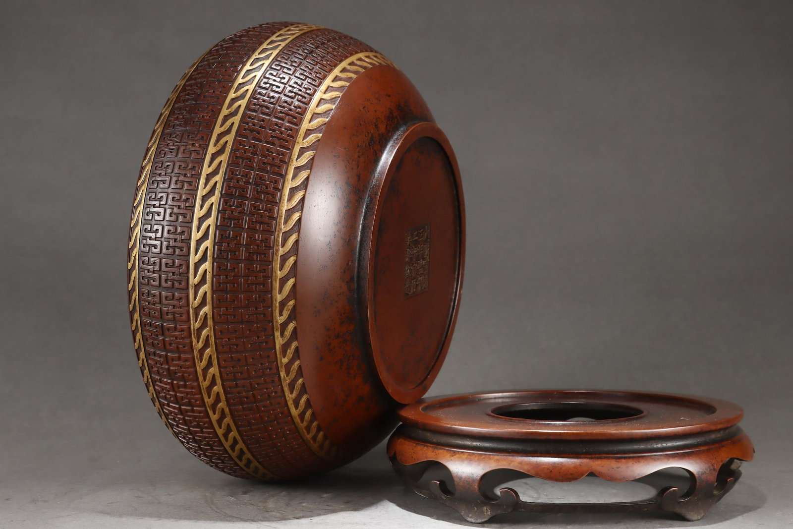 A Exquisite Gilt Bronze Censer - 7