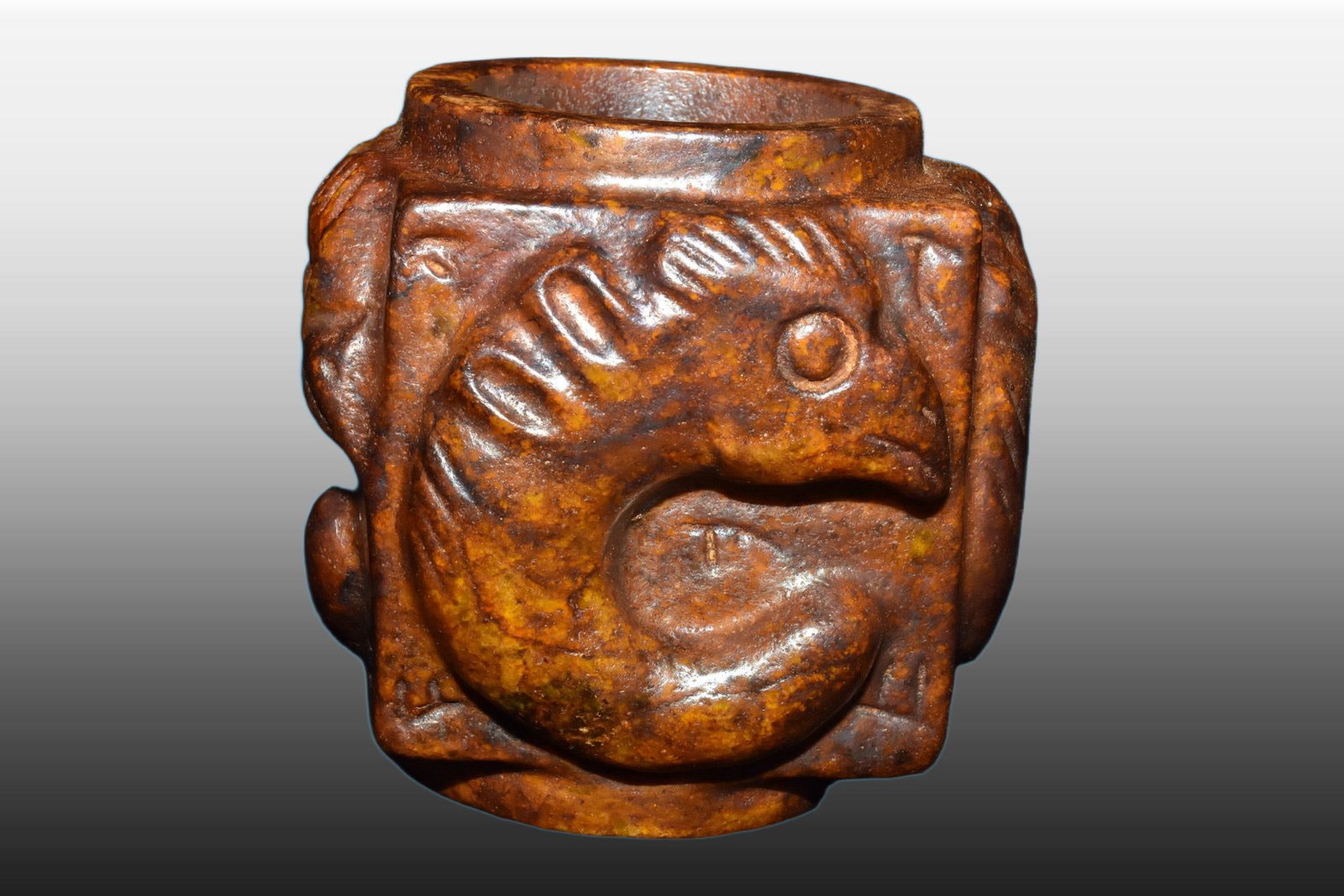 A Exquisite River Polished Jade Handheld Carving - 2