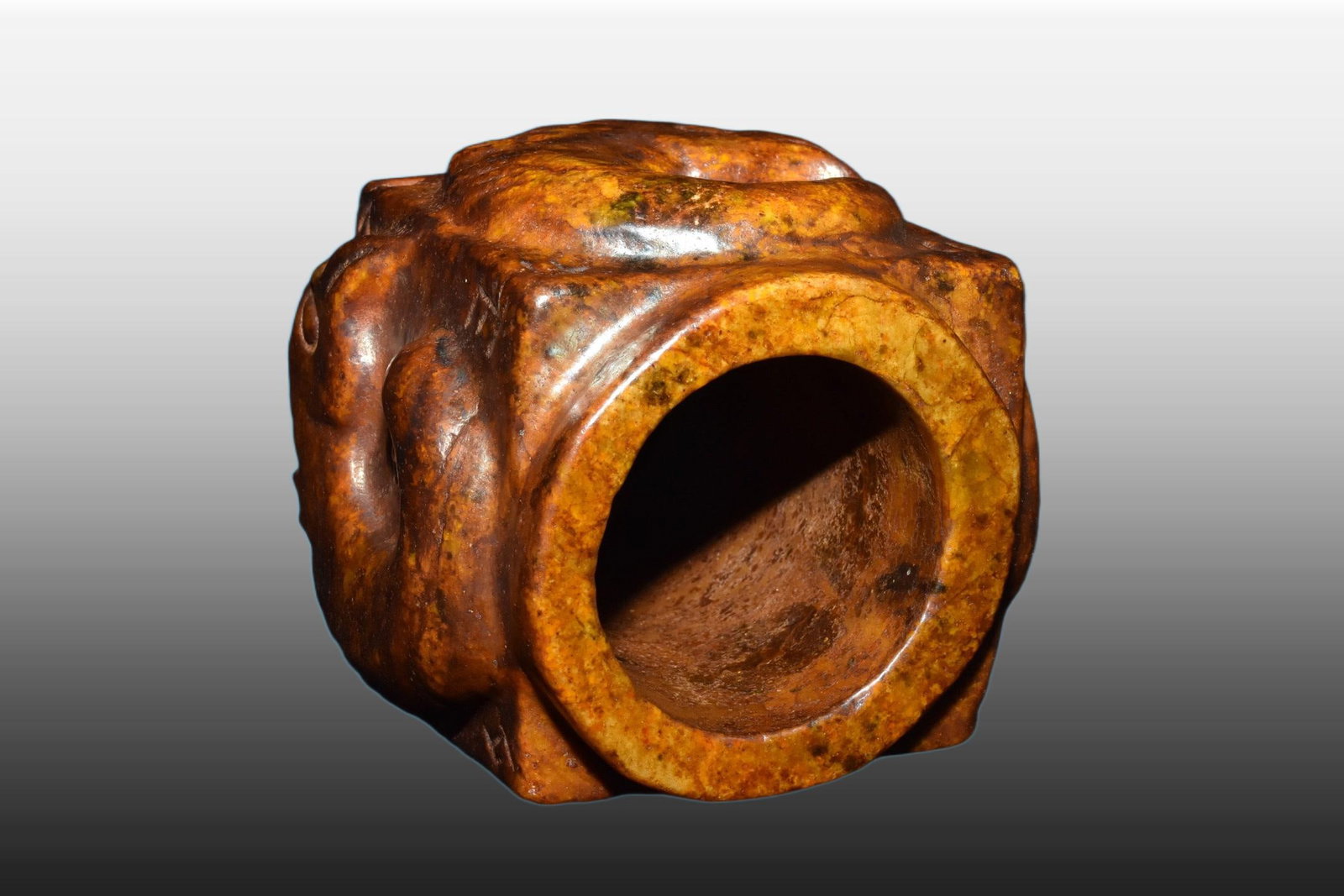 A Exquisite River Polished Jade Handheld Carving - 6