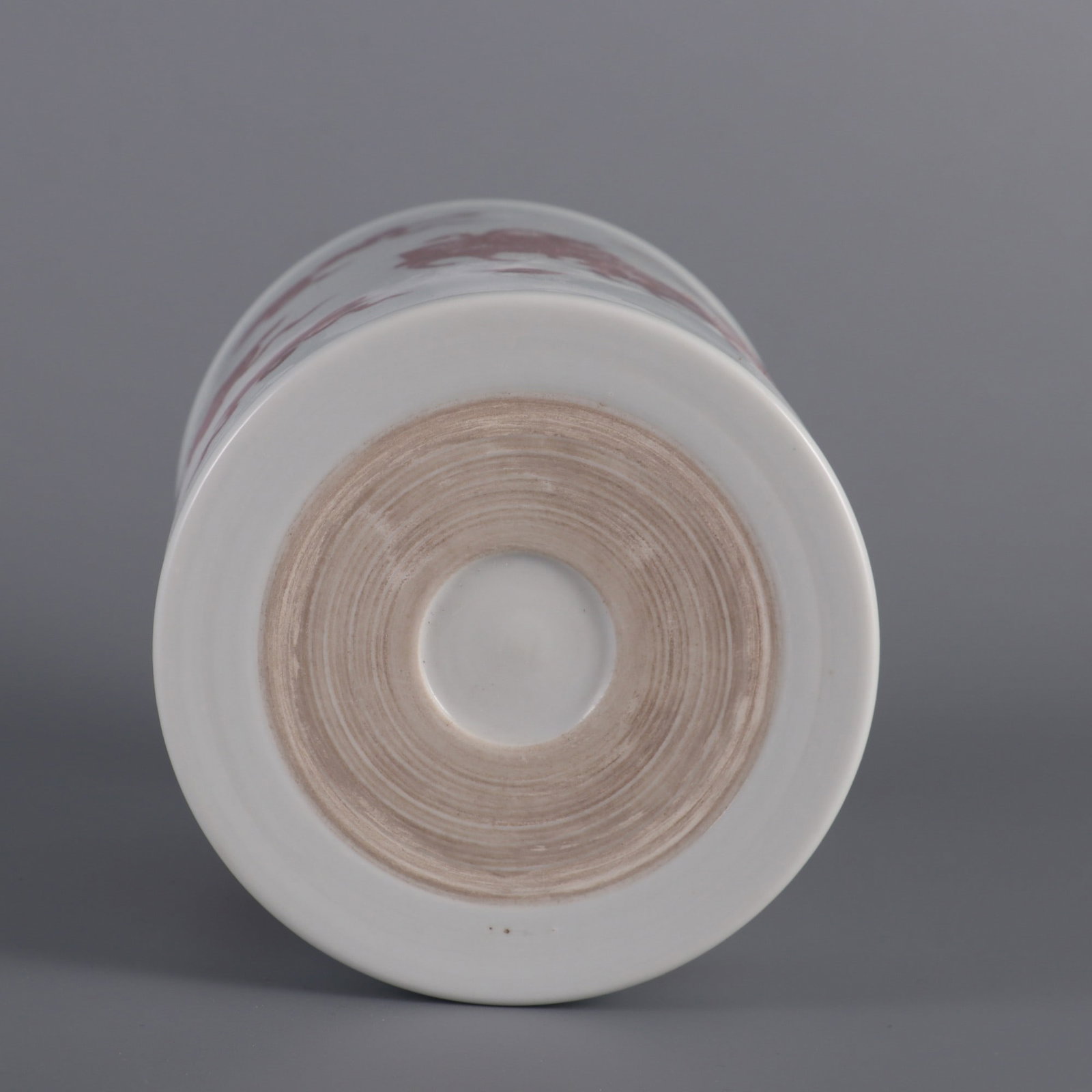 A Exquisite Underglaze-Red Antique Pattern Brush Pot - 9