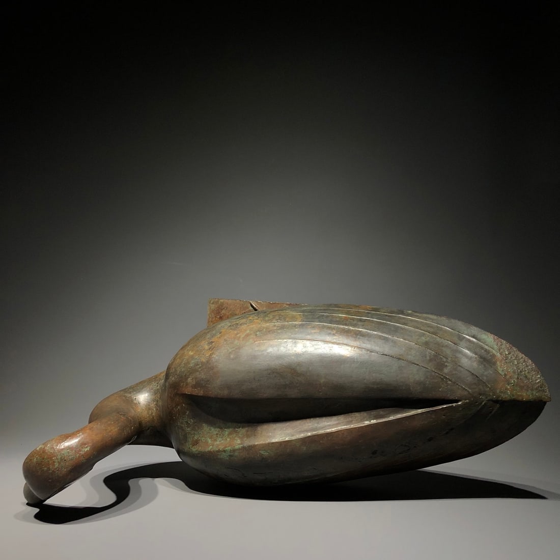 A Exquisite Coppery Duck Ornament - 9