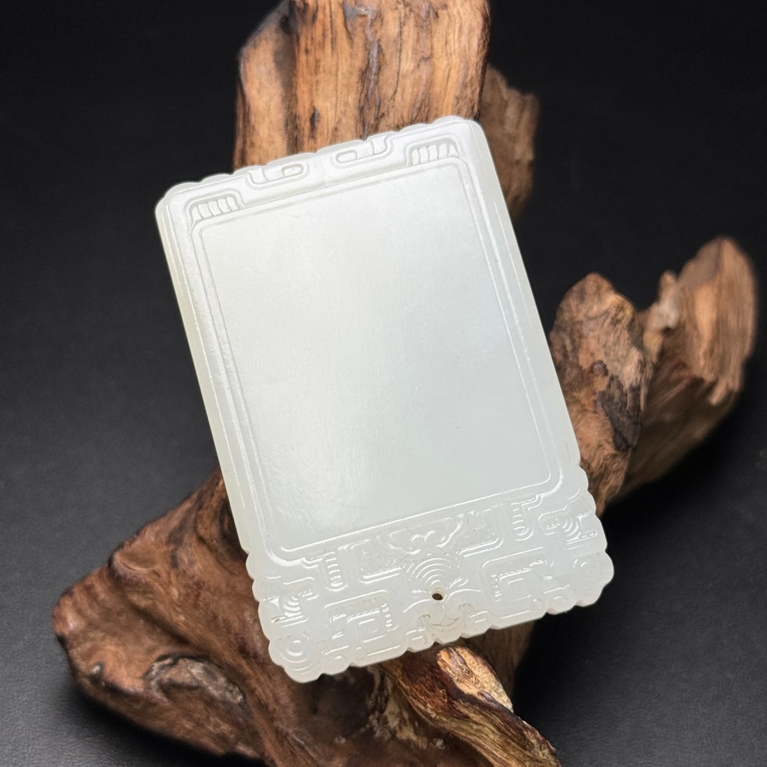 A Exquisite Hotan Jade Brand - 2