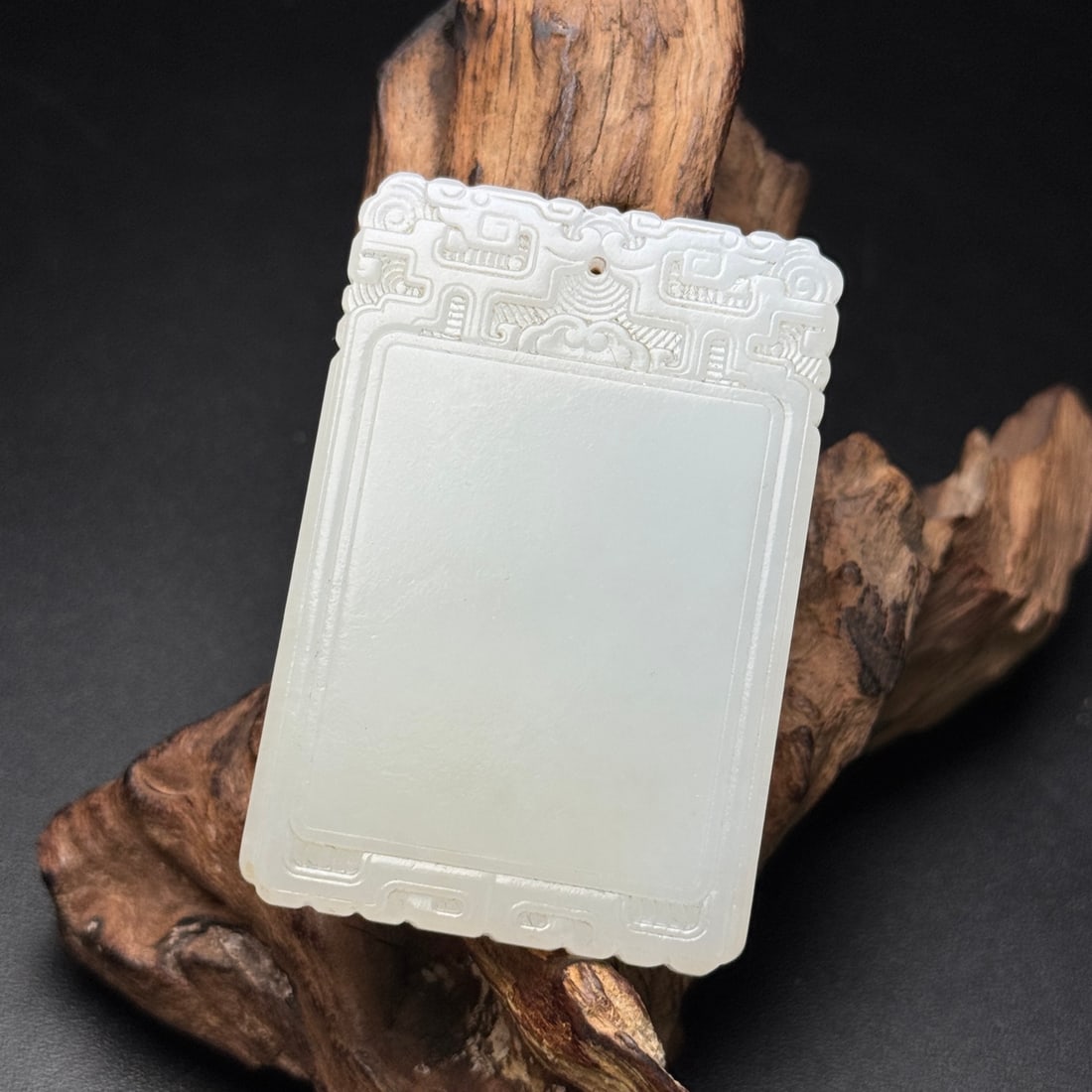 A Exquisite Hotan Jade Brand - 3