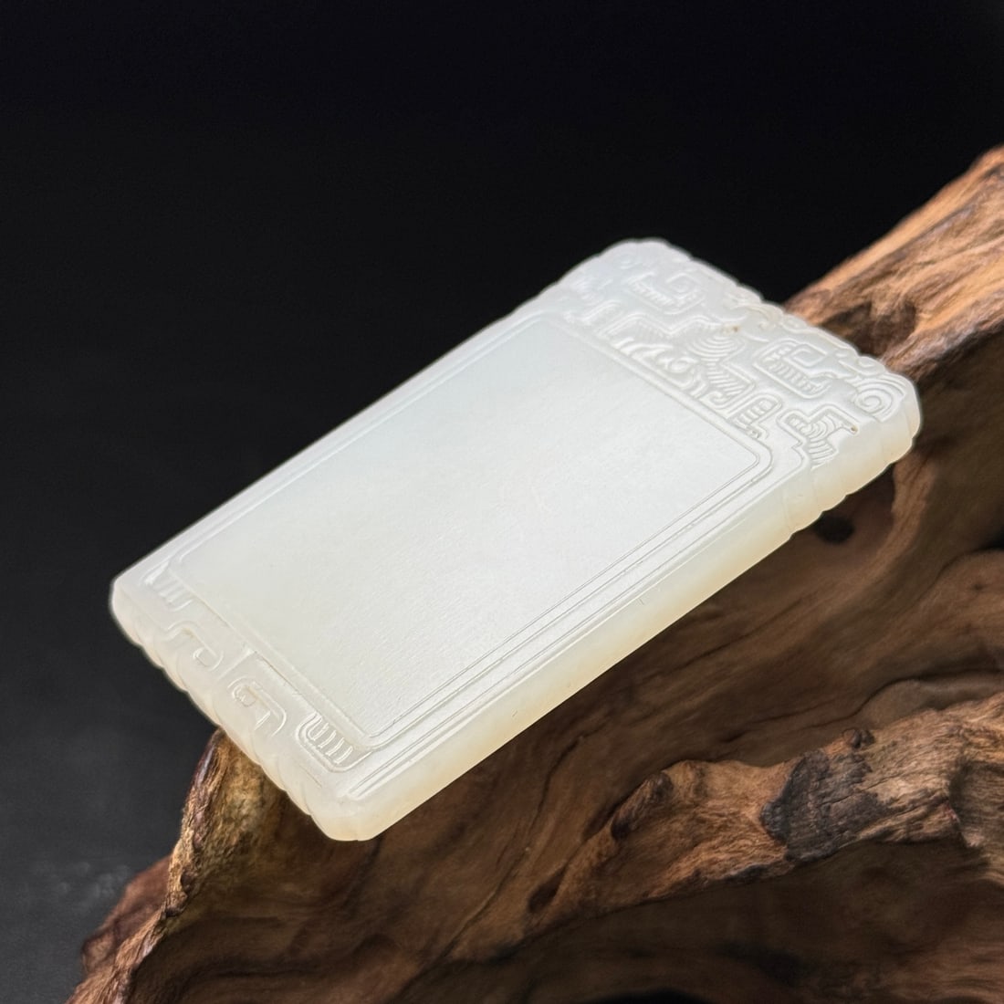 A Exquisite Hotan Jade Brand - 4