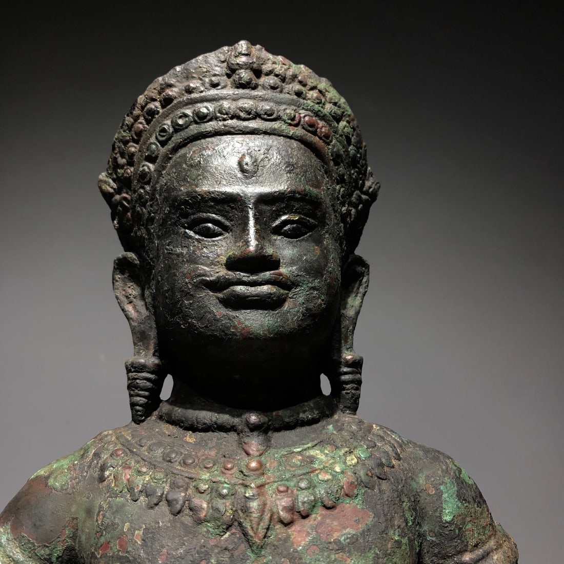 A Exquisite Bronze Deity Statue Ornament - 2