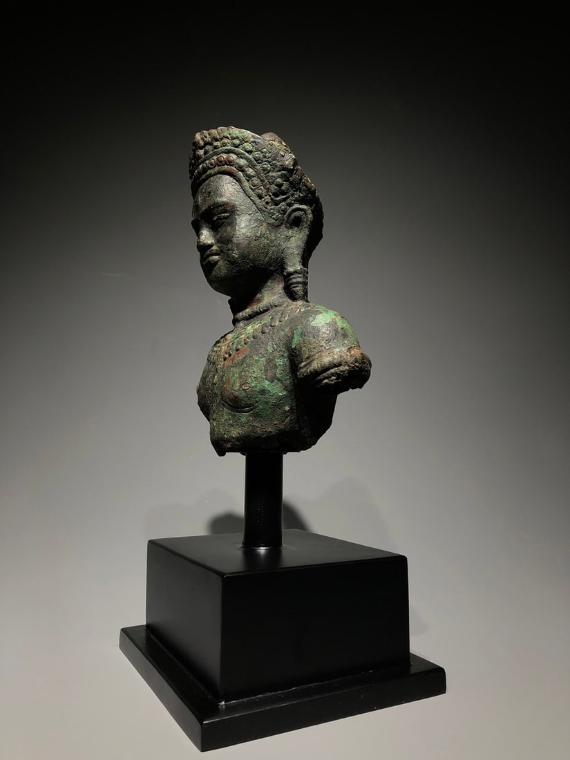 A Exquisite Bronze Deity Statue Ornament - 6