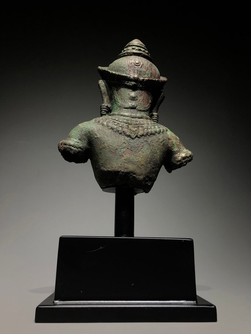 A Exquisite Bronze Deity Statue Ornament - 7