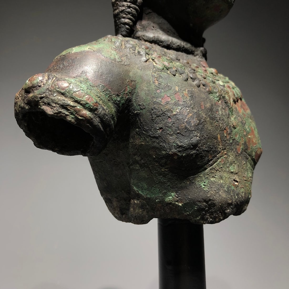 A Exquisite Bronze Deity Statue Ornament - 8
