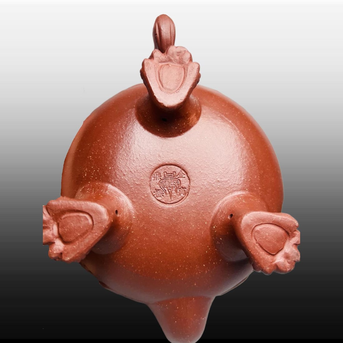 A Exquisite Purple Sands Dragon Pattern Dragon-Ears Teapot - 6