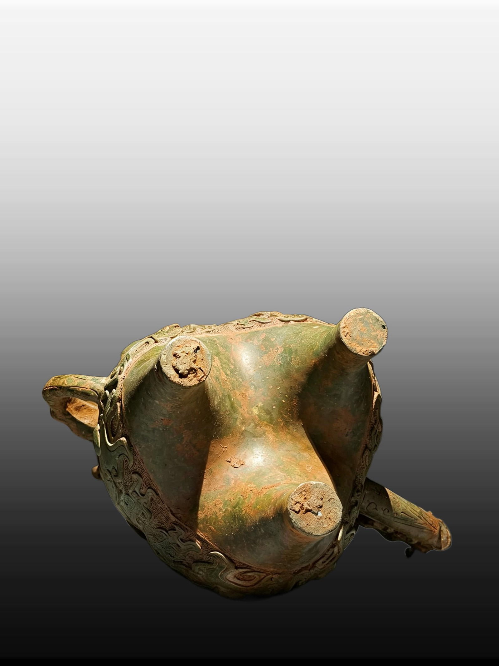 A Exquisite Bronze Tiger Censer - 9