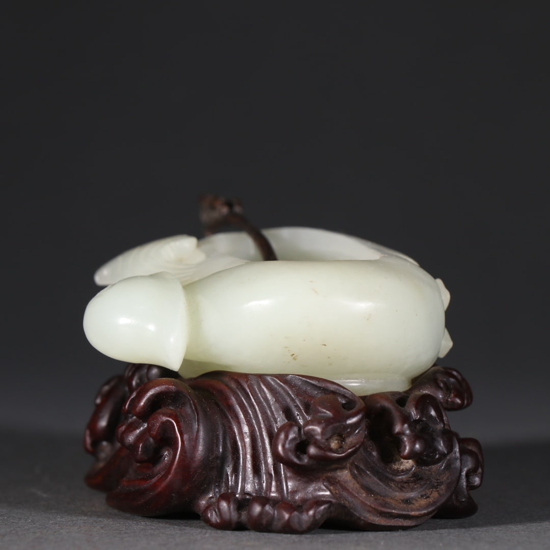 A Exquisite Hotan Bird shape Water Pot - 2