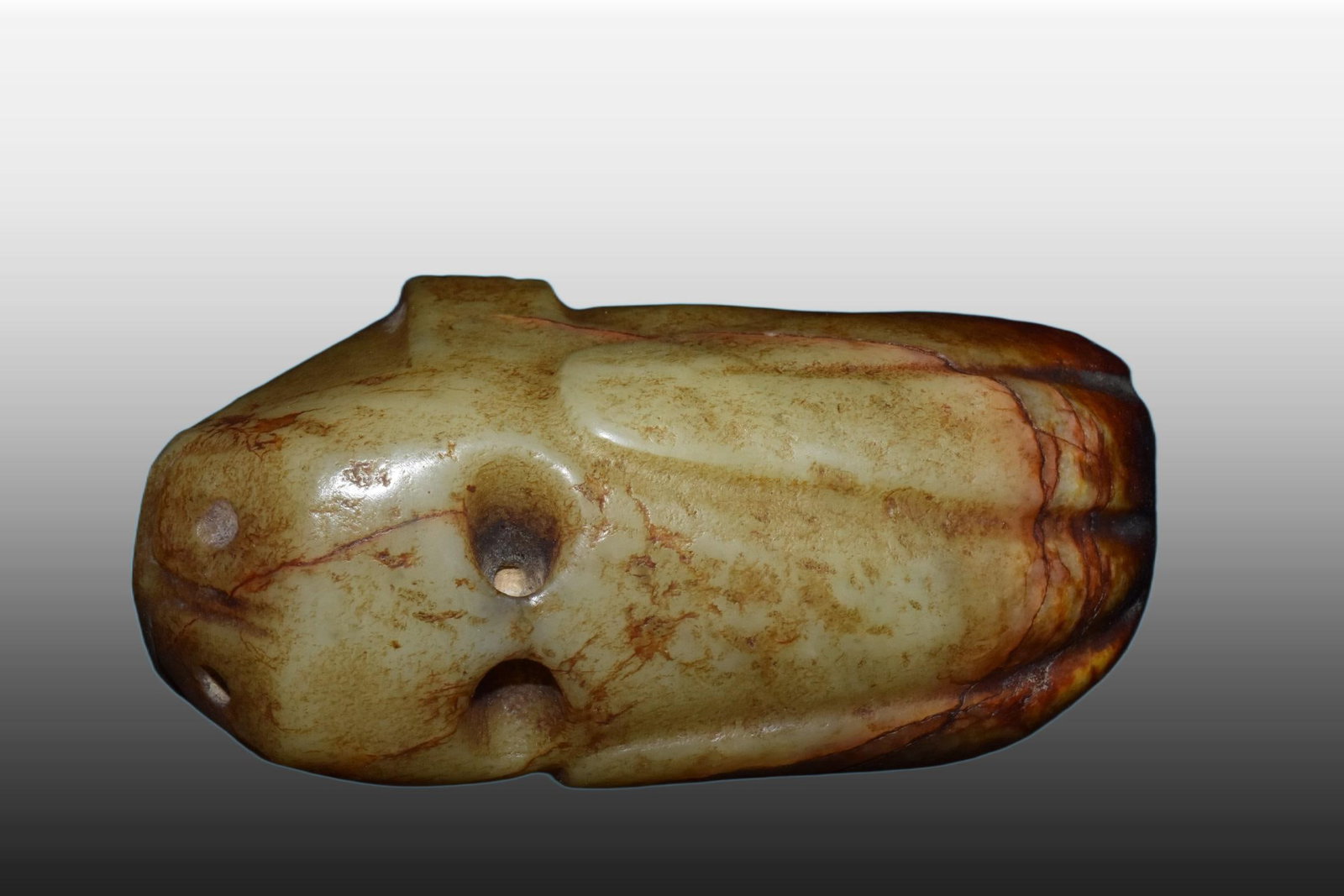 A Exquisite River Polished Jade Ornament - 4