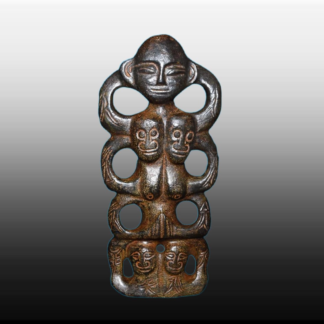 A Exquisite Meteorite Figure Ornament (1 of 5)