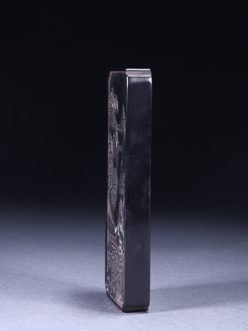 A Exquisite Landscape Pattern Square China ink - 4