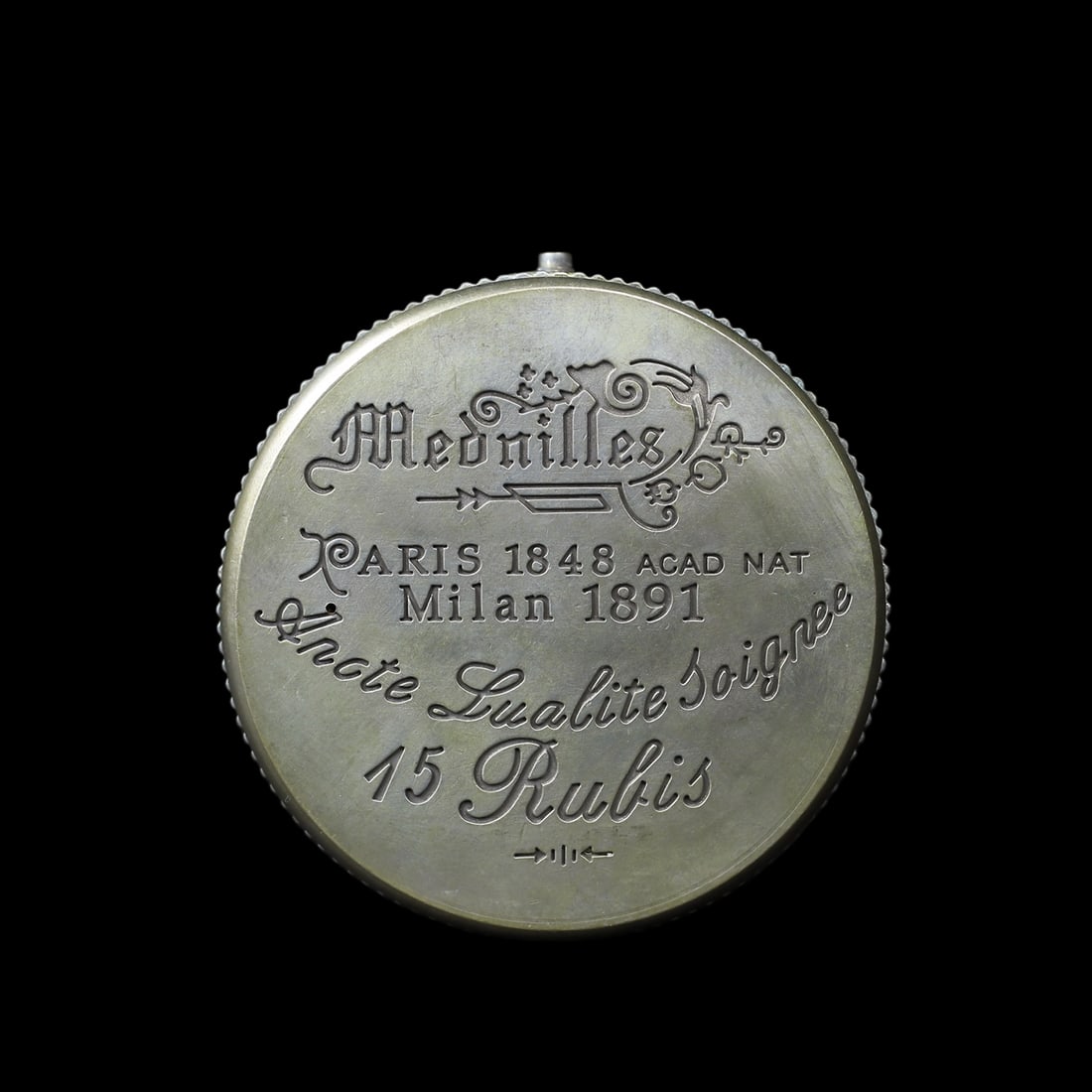 An Exquisite Silver Pocket watch - 4