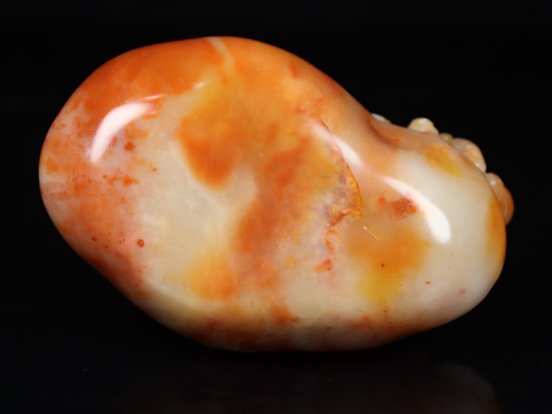An Exquisite Shoushan Stone Crab Pattern Brush Washer - 7