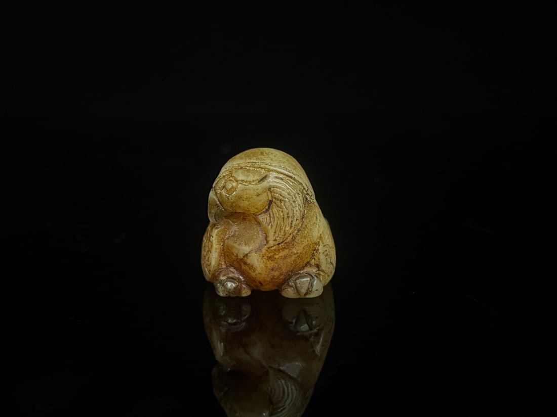 An Exquisite White Jade Eagle - 3