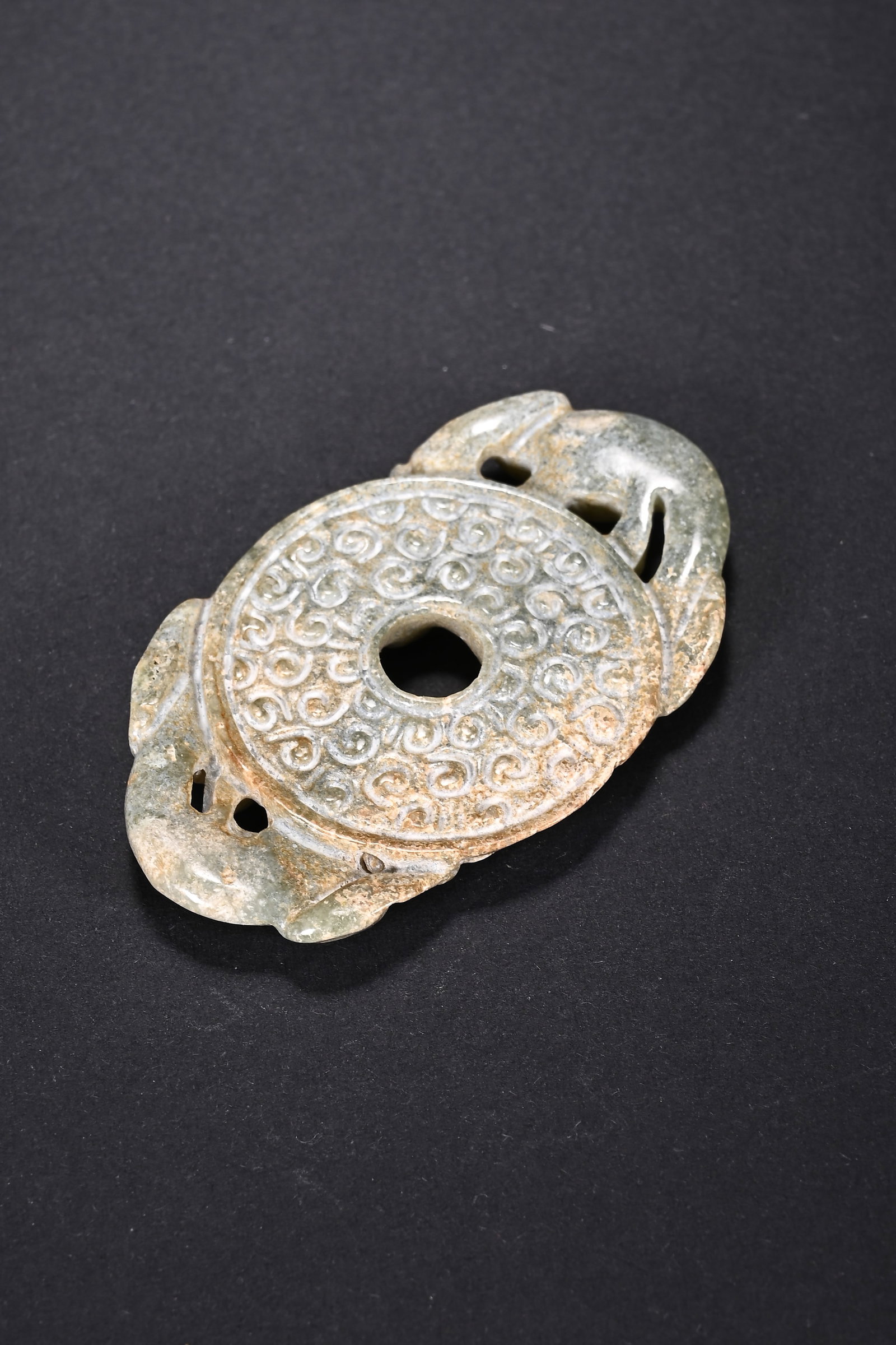 An Exquisite White Jade Chi-Dragon Pattern Pendant - 7