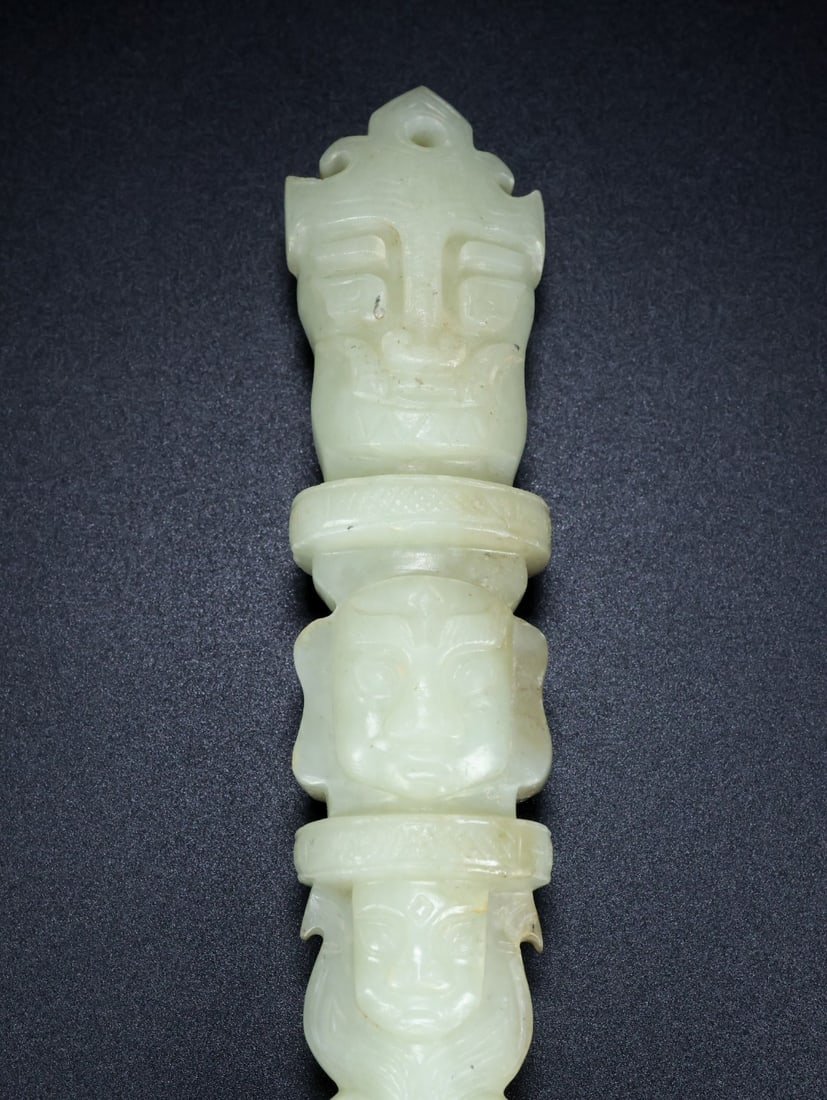 An Exquisite White Jade Sword - 2