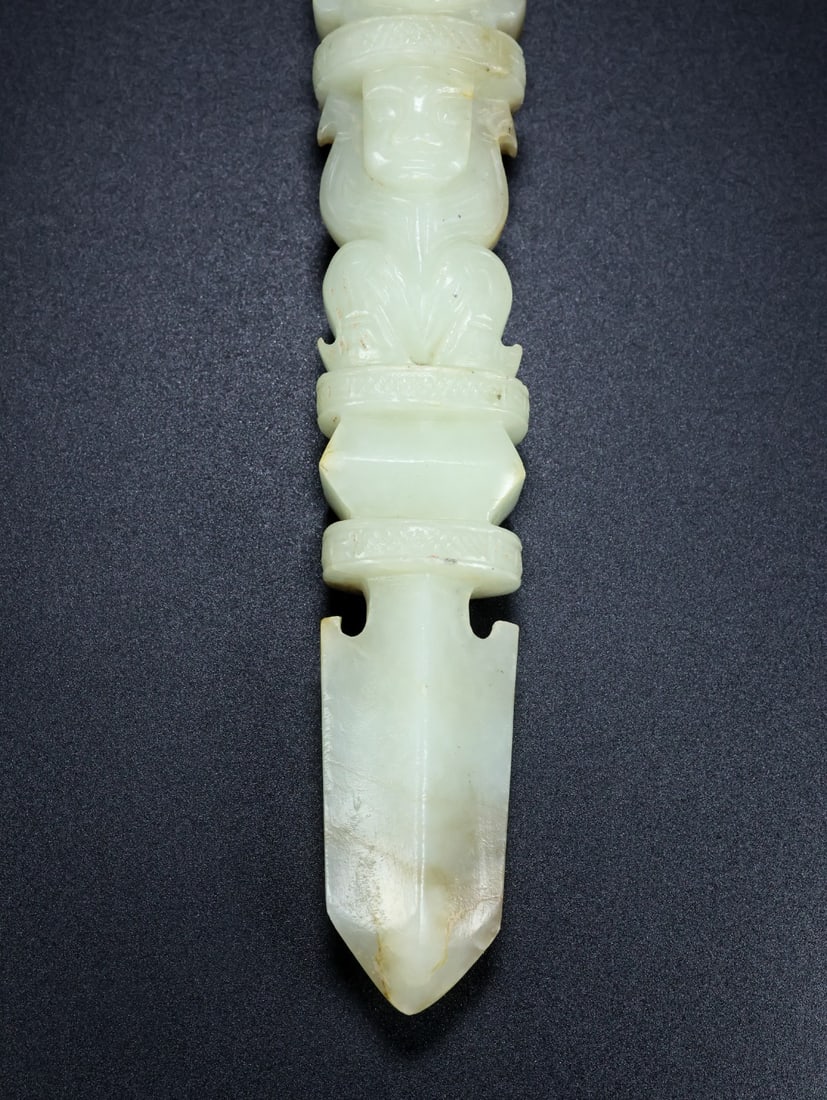 An Exquisite White Jade Sword - 3