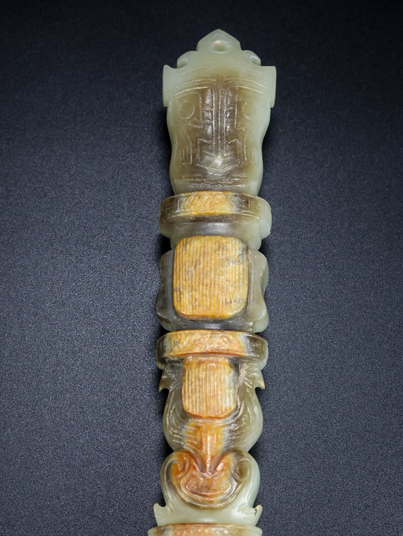 An Exquisite White Jade Sword - 5