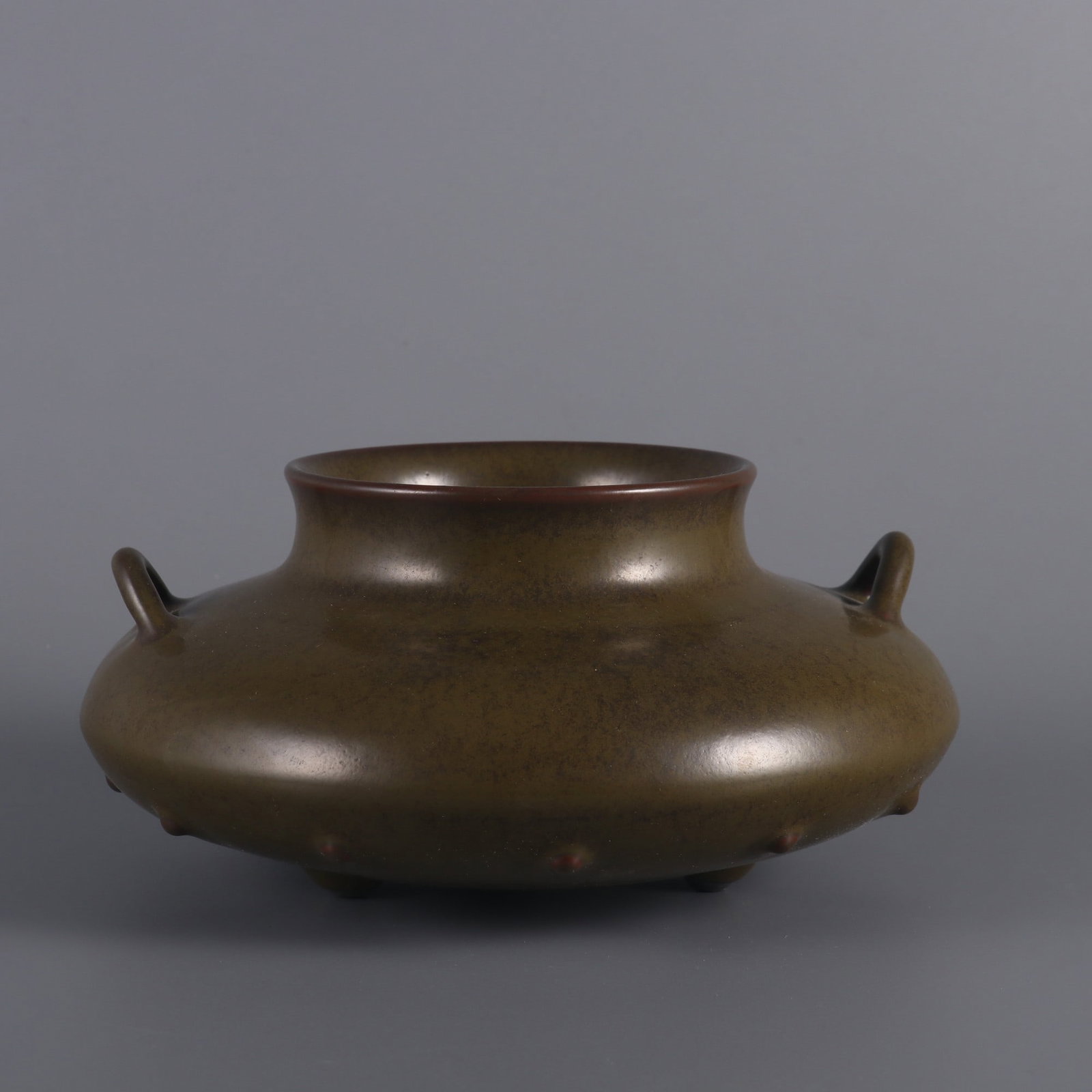 An Exquisite Teadust Glazed Double-Ears Jar ? - 3