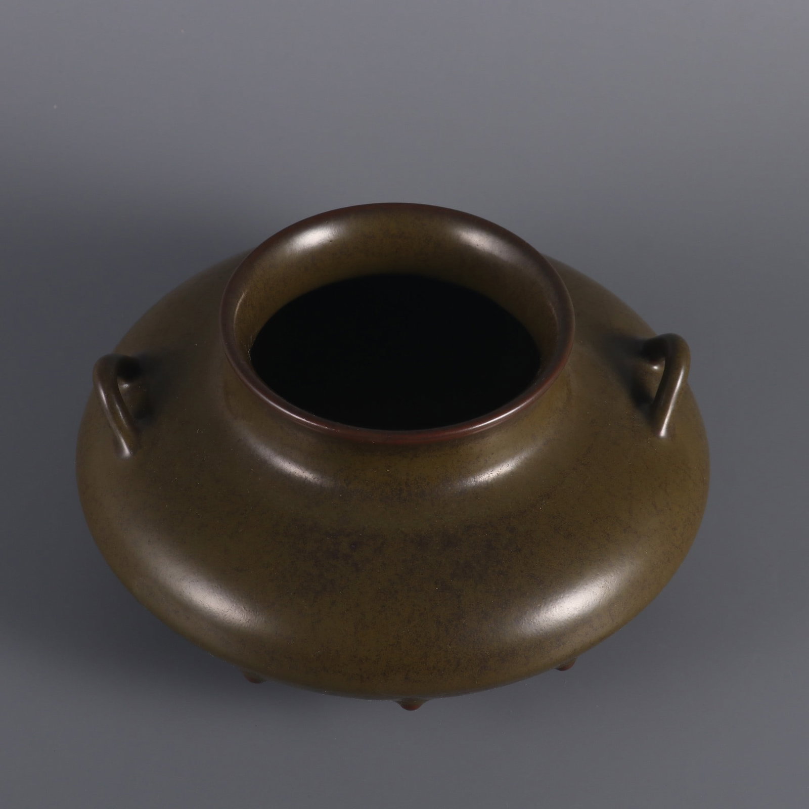 An Exquisite Teadust Glazed Double-Ears Jar ? - 6