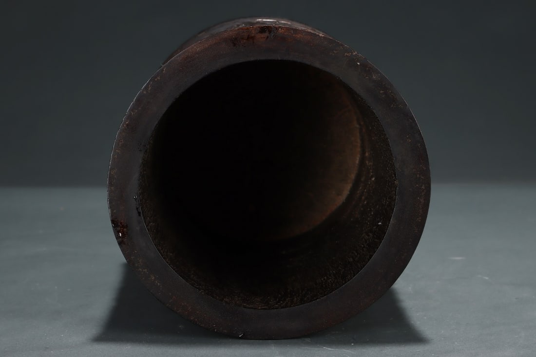 An Exquisite Eaglewood Dragon Pattern Brush Pot - 7