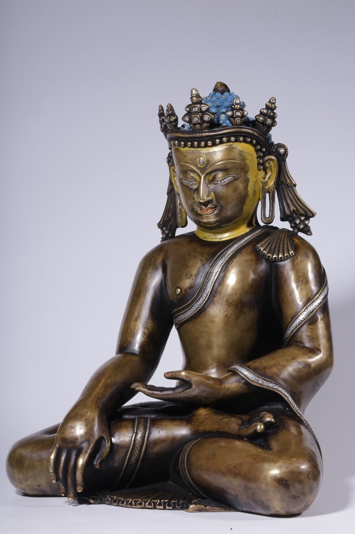 An Exquisite Alloy Copper Buddha Statue - 5