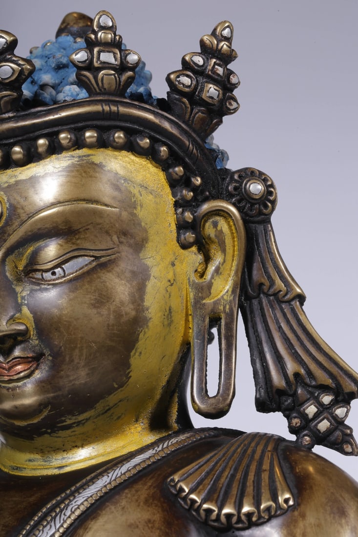 An Exquisite Alloy Copper Buddha Statue - 7