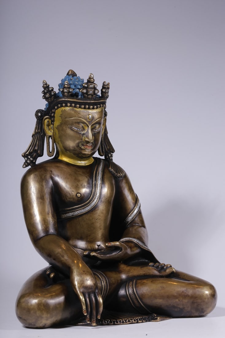 An Exquisite Alloy Copper Buddha Statue - 8
