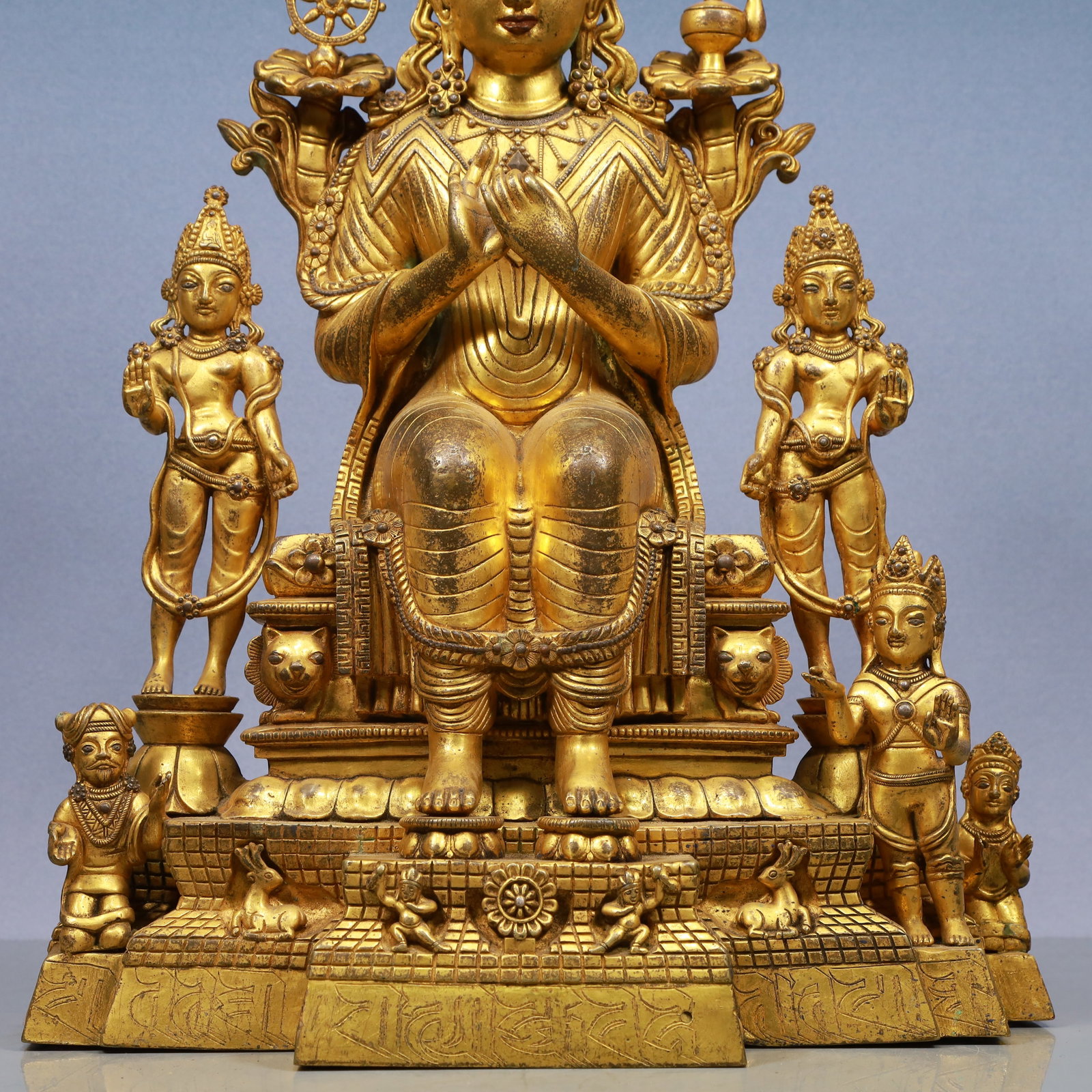 A Exquisite Gilt Bronze Buddha statue - 3
