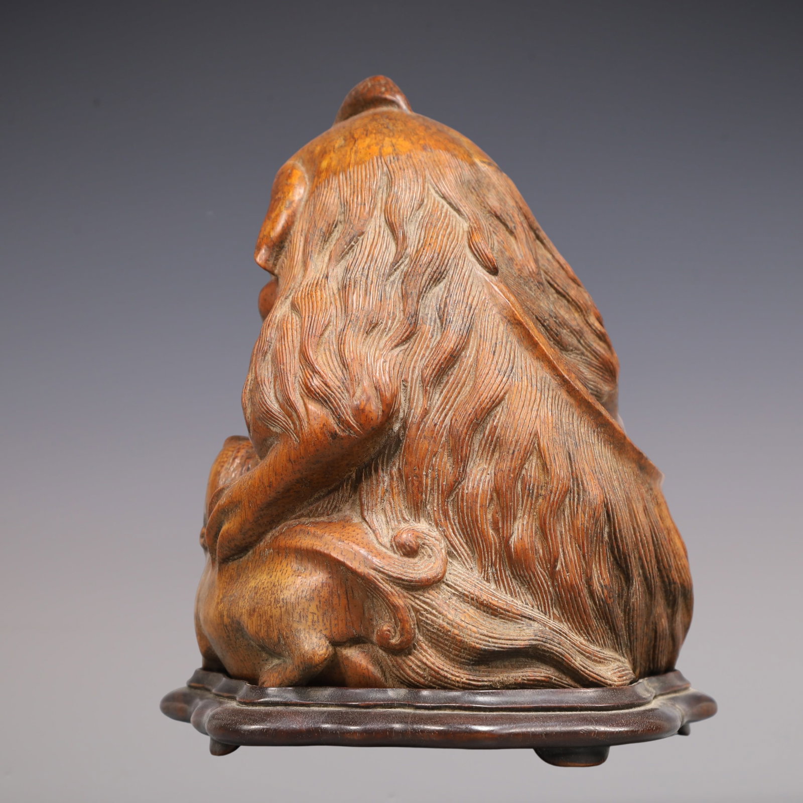 A Exquisite Bamboo Lion Ornament - 6