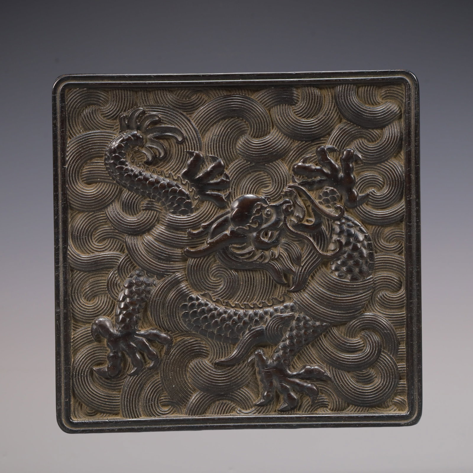A Exquisite Zitanwood Dragon Pattern Box - 2
