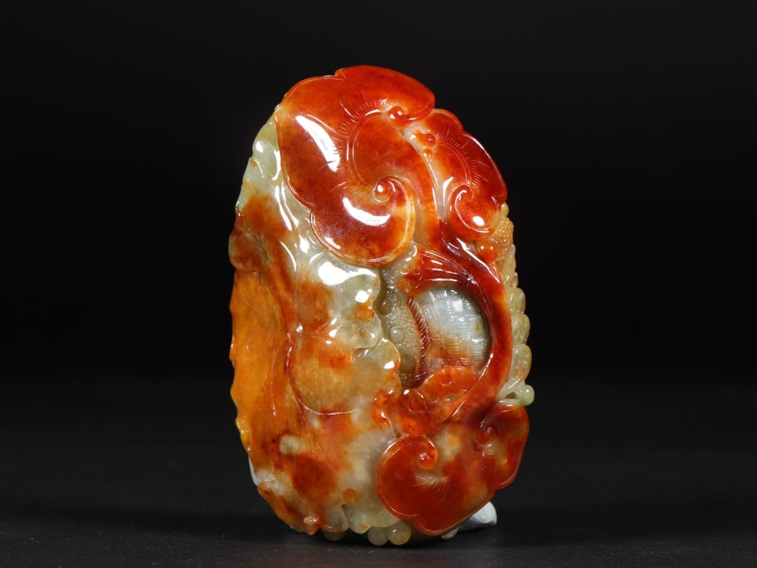 An Exquisite Jadeite Carp Ornament - 4