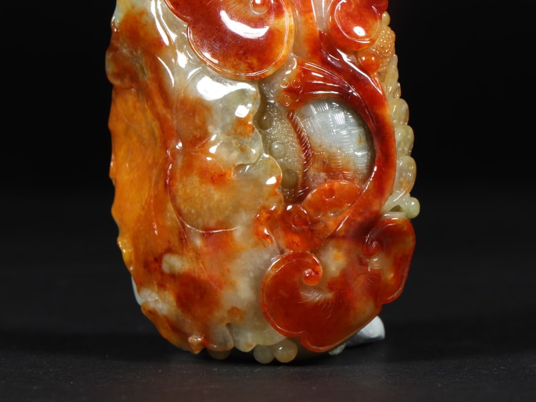 An Exquisite Jadeite Carp Ornament - 6
