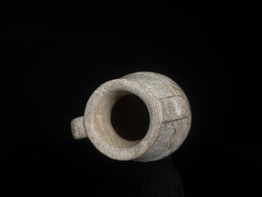 An Exquisite White Jade Phoenix Pattern Jar - 5