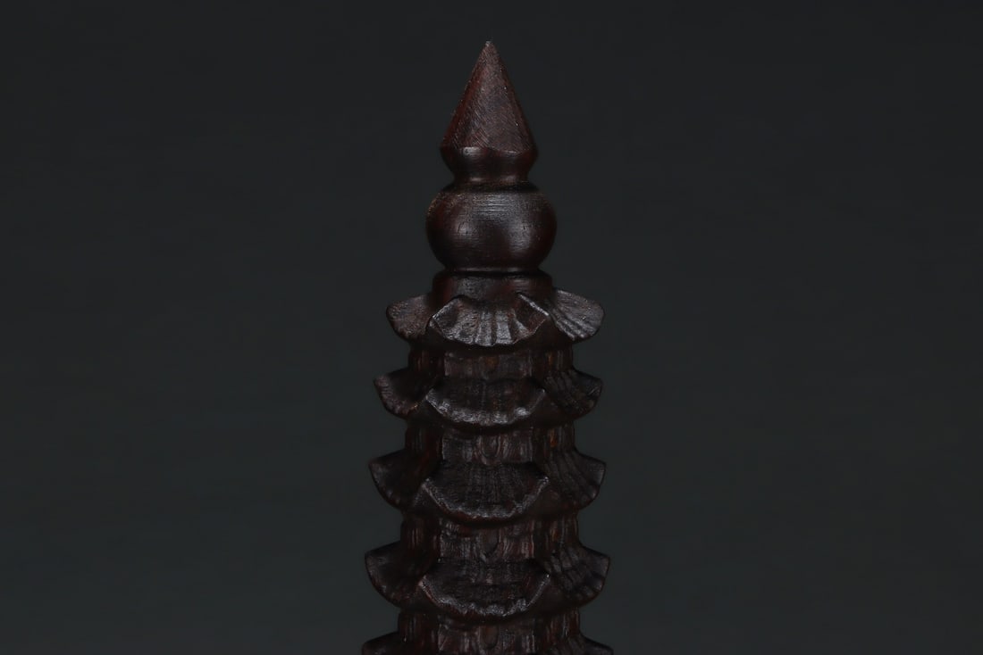 An Exquisite Eaglewood Pagoda - 3