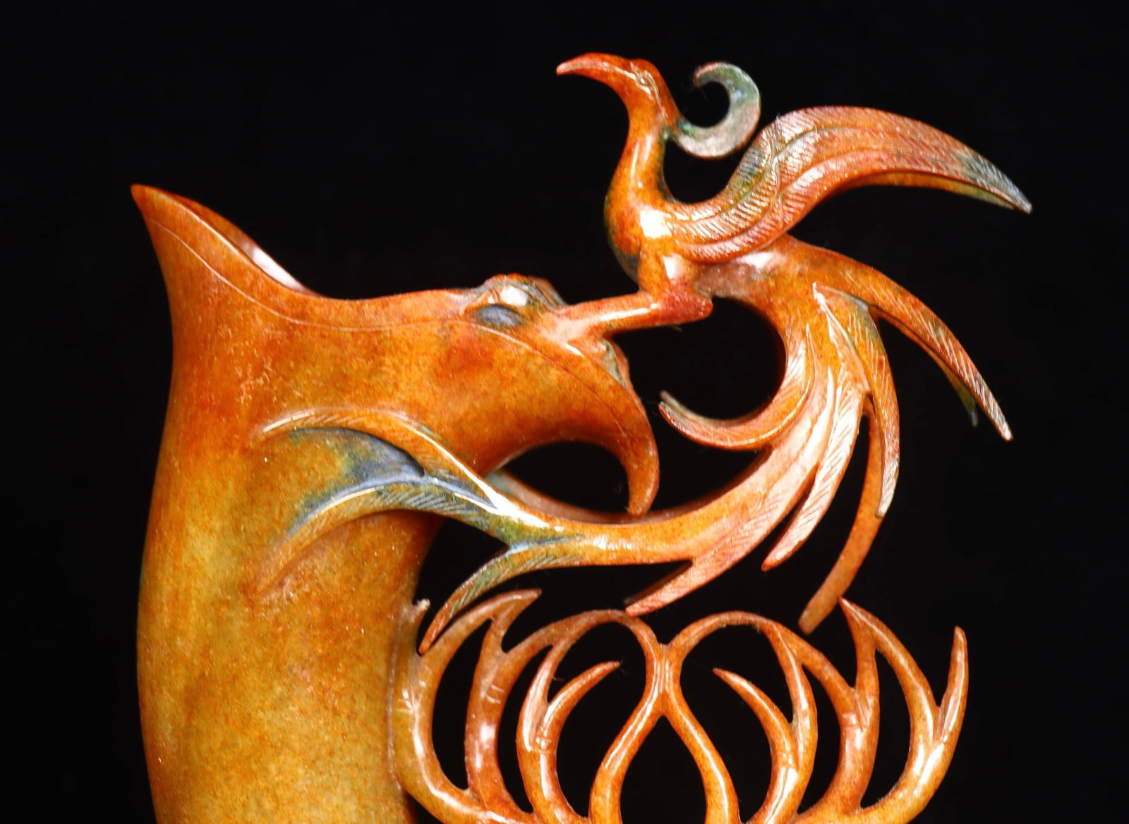 A Exquisite Hotan Jade Deer Cup - 4