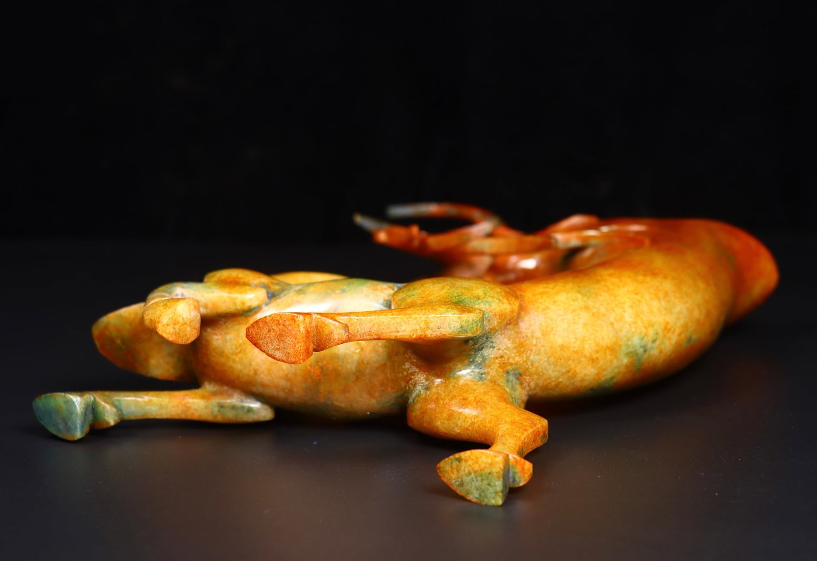 A Exquisite Hotan Jade Deer Cup - 9