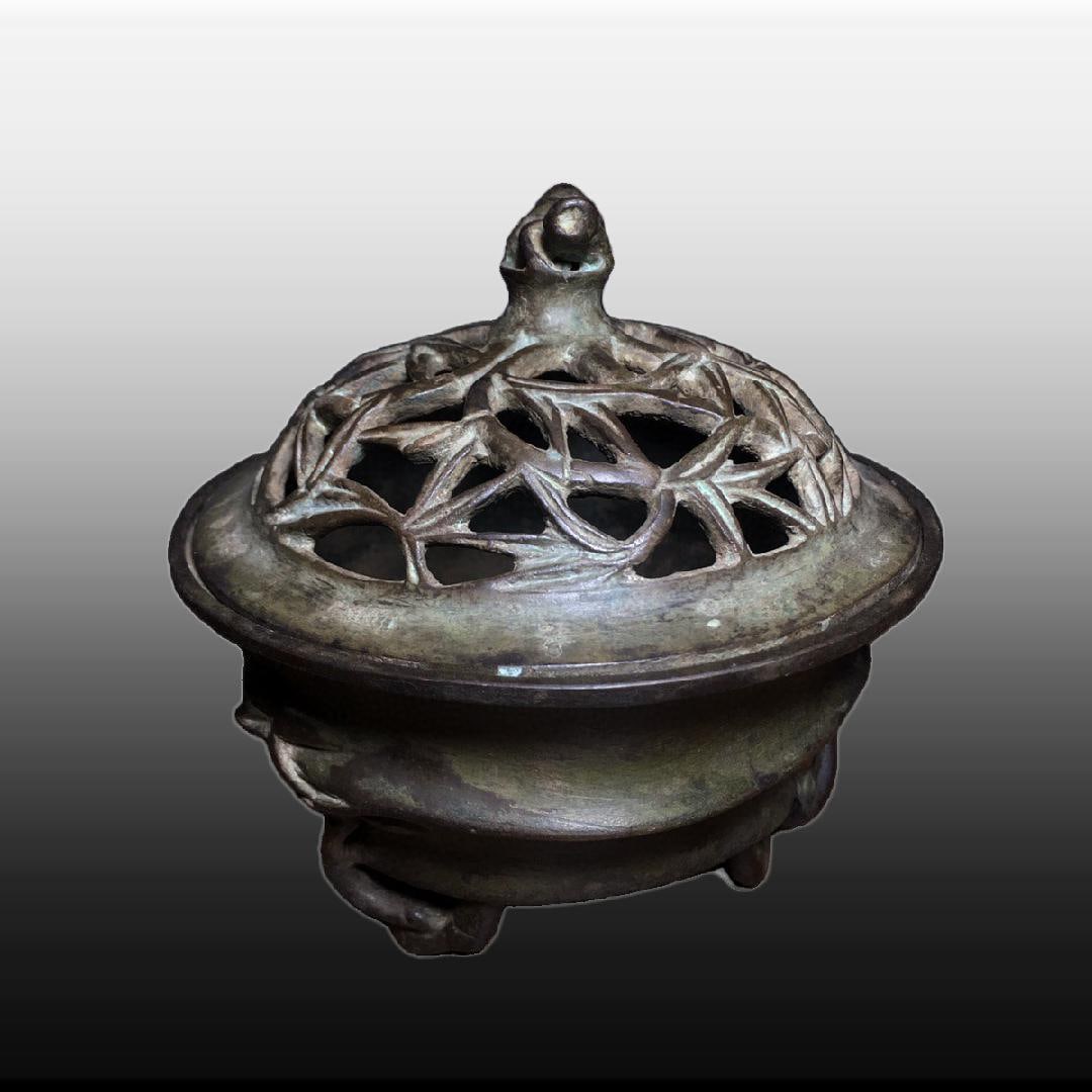 A Exquisite Bronze Censer - 6