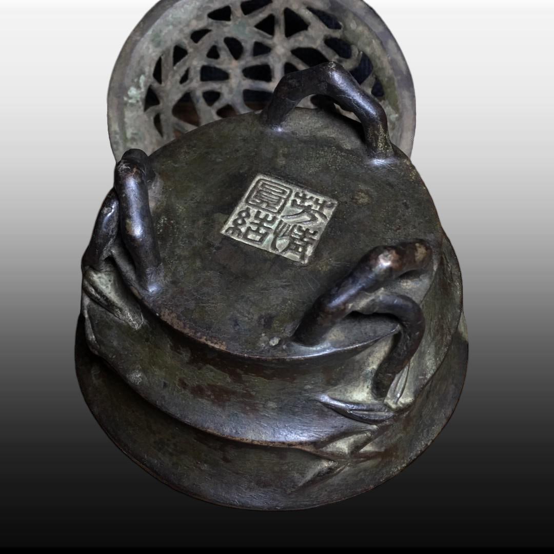 A Exquisite Bronze Censer - 9
