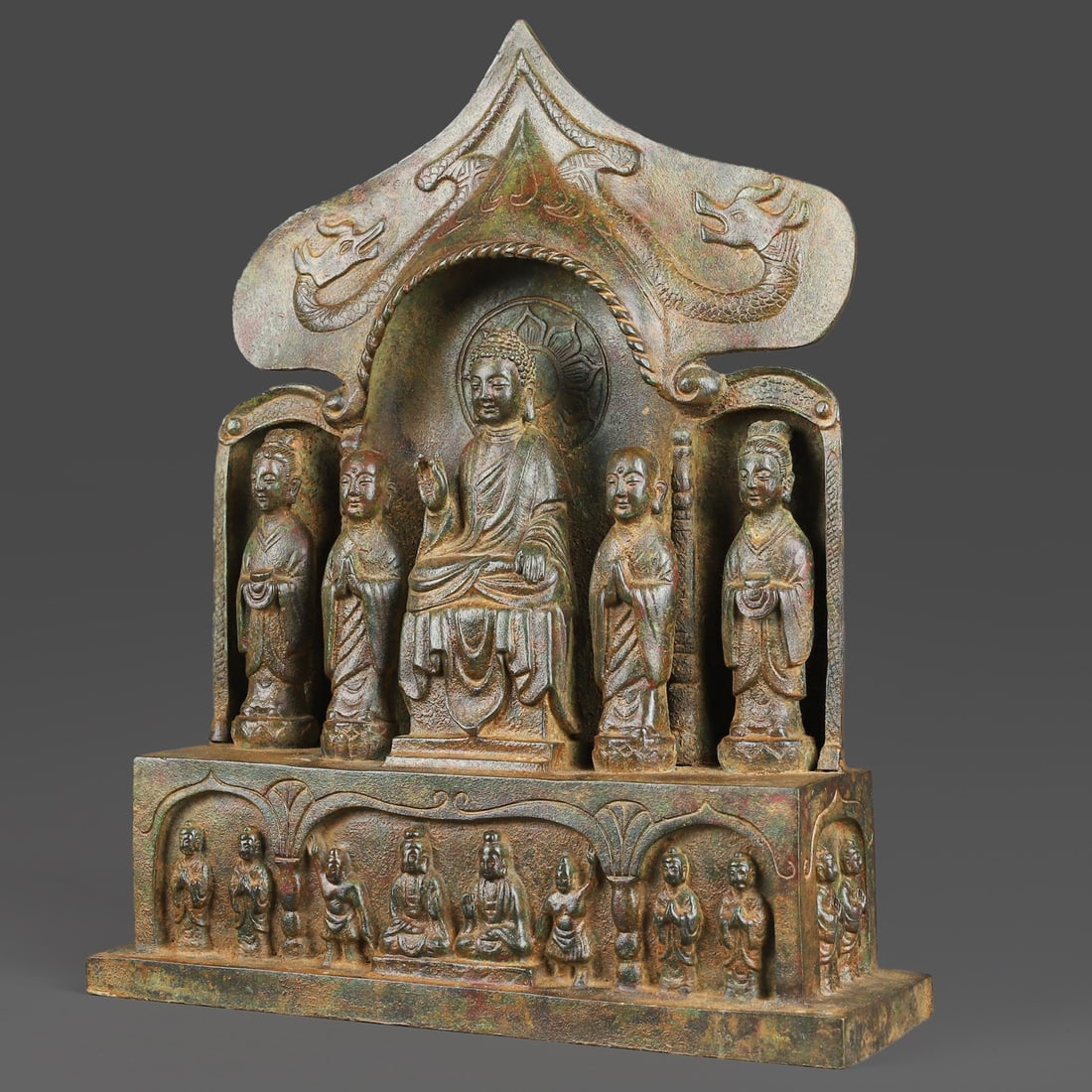 A Exquisite Bronze Buddha statue - 5