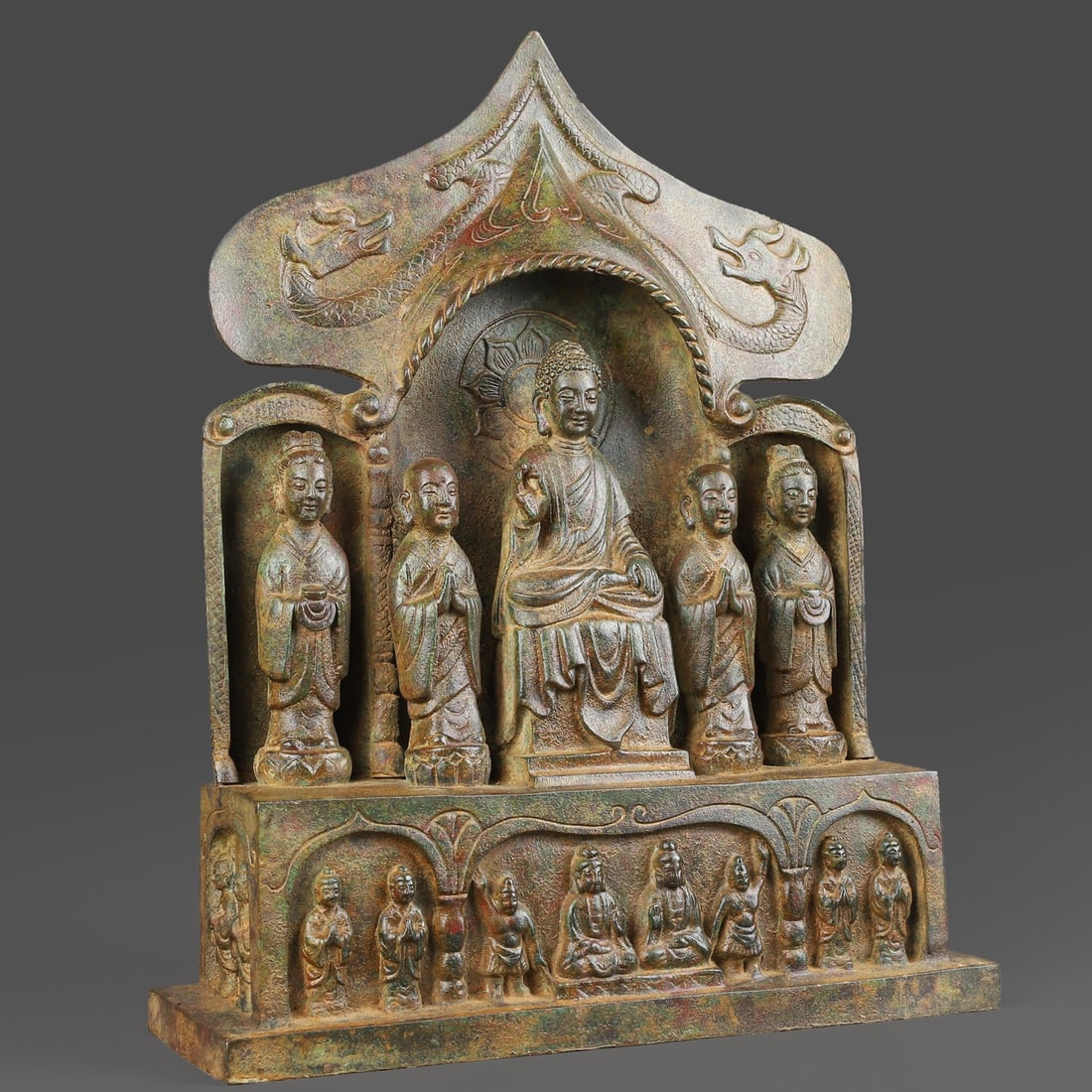 A Exquisite Bronze Buddha statue - 6