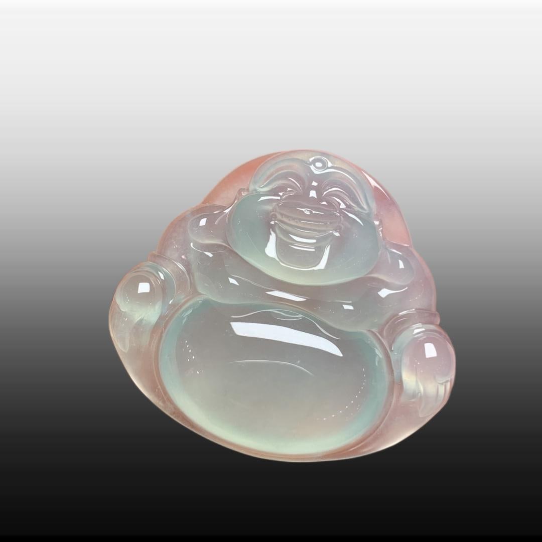 A Exquisite Jadeite Buddha Pendant - 3