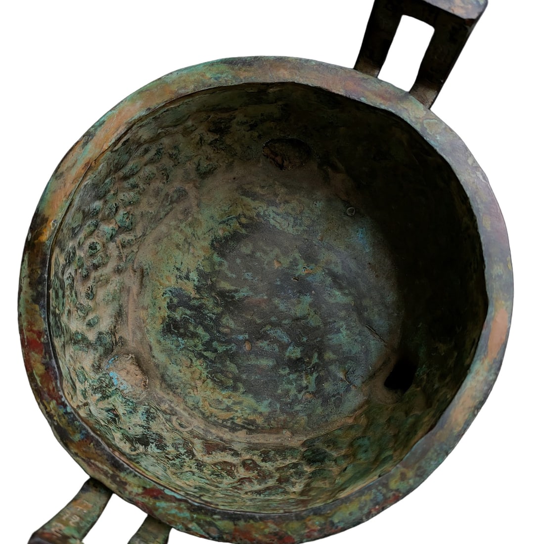 A Exquisite Bronze Dragon Pattern Tripod Ding - 6