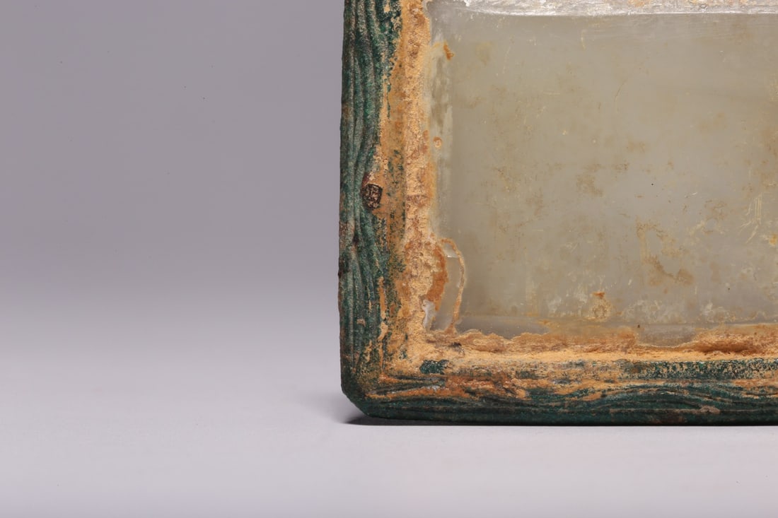 A Exquisite Hotan White Jade Bronze Hook - 2