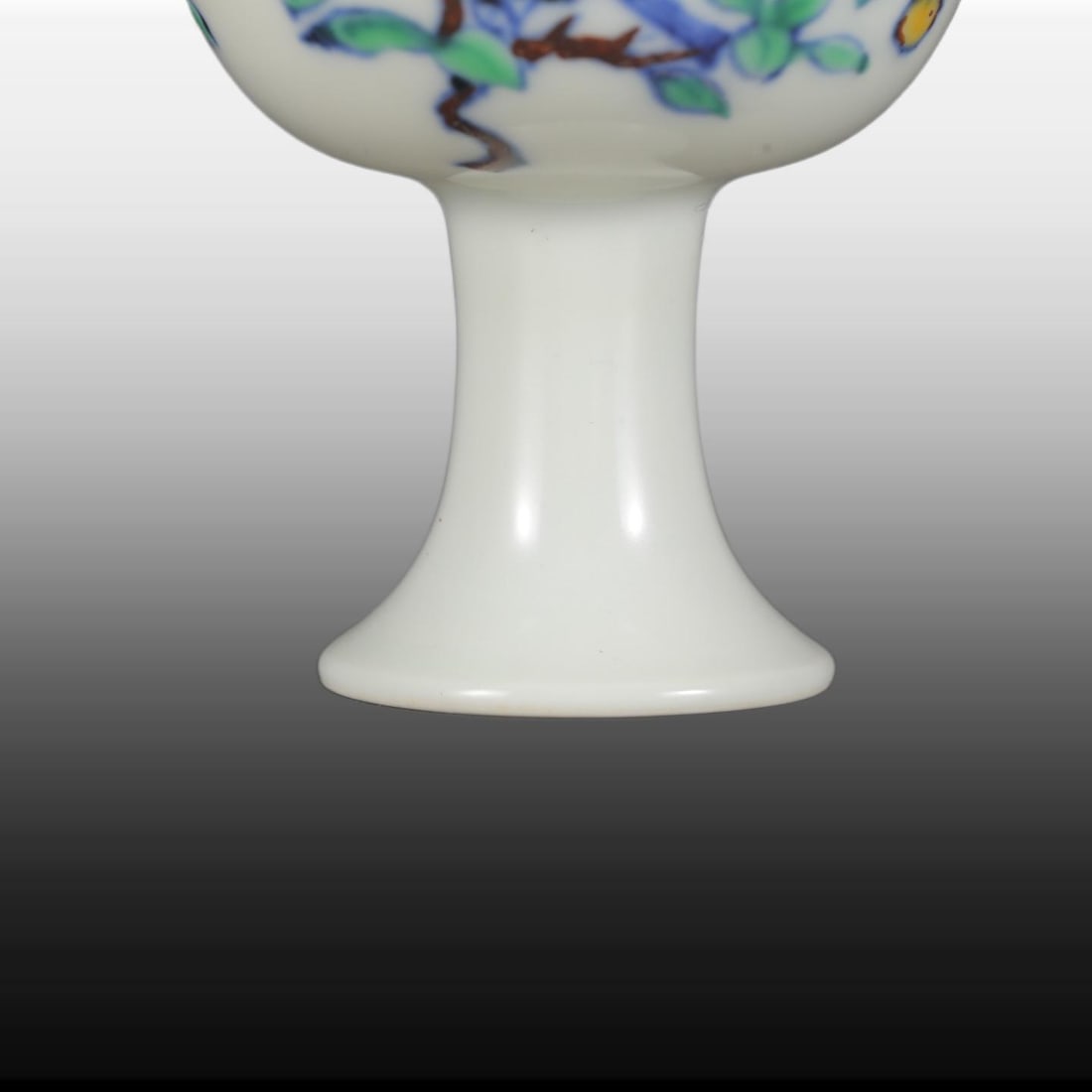 A Exquisite Doucai Flower Bird Pattern Cup - 9